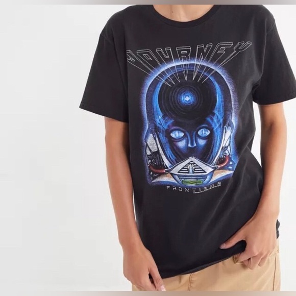Journey Frontiers World Tour 1983 Graphic Tee - Picture 3 of 3